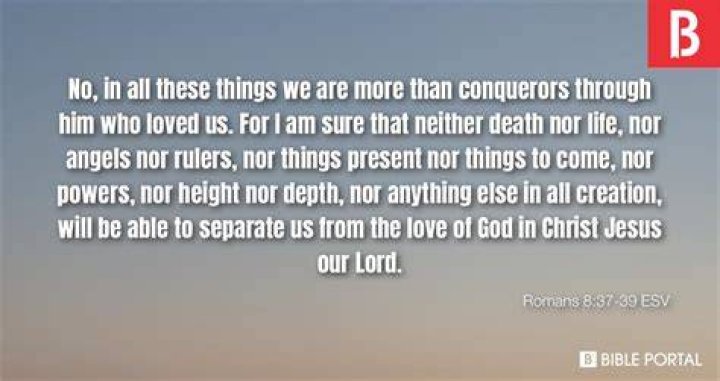 Are more than conquerors?