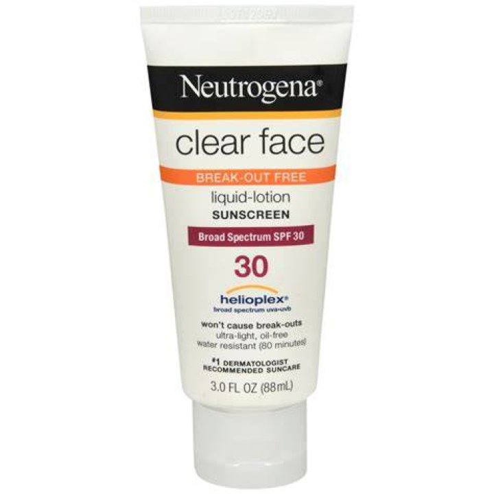 Does Neutrogena sunscreen cause breakouts?
