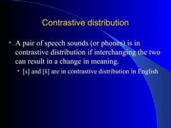 Is contrastive distribution predictable?