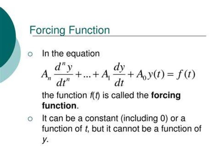 What is a forcing function?